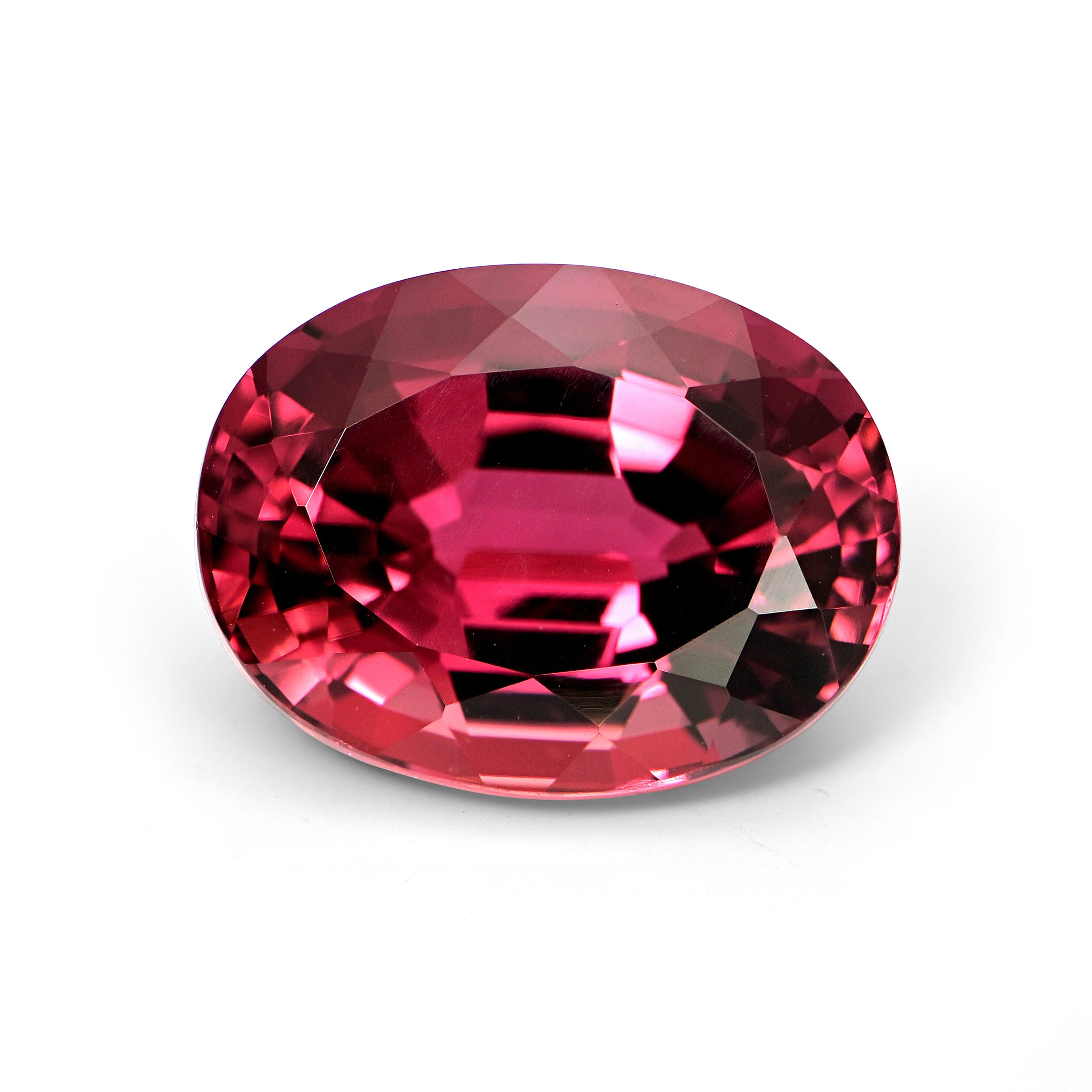 Chairman Vault Collection Certified and Appraised AAAA Ouro Fino Rubellite (Ovl Free Size) 18.34 ctw