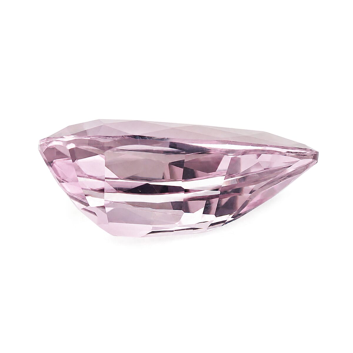 Certified & Appraised AAAA Pink Diaspore (Pear Free Size) 5.60 ctw image number 3