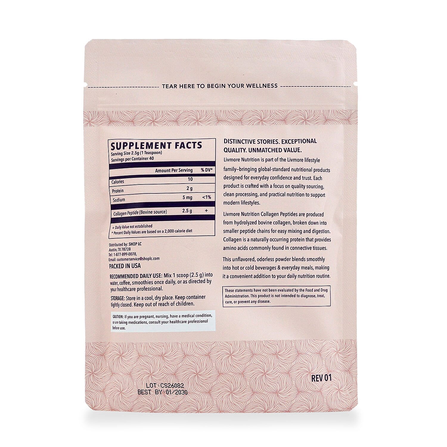 Livmore Bovine Tripeptide Collagen
