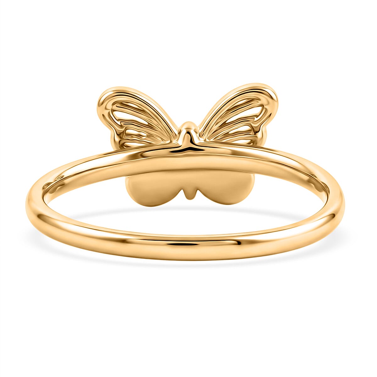 5D Butterfly Ring in 24K Yellow Gold (Size 6.0) 1.10 Grams