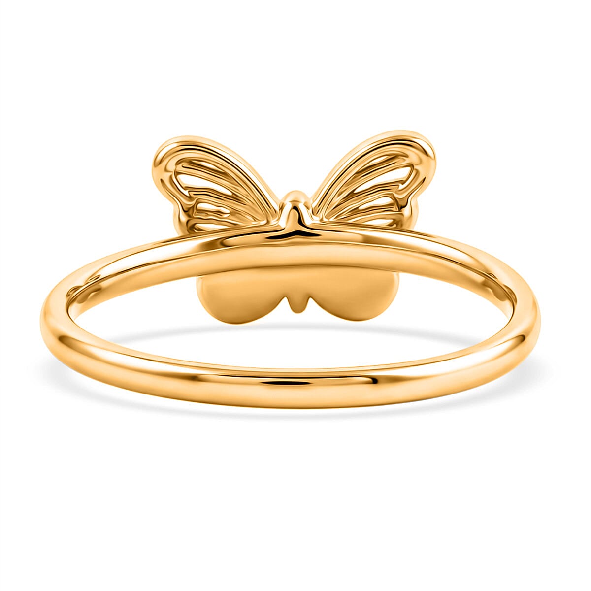 5D Butterfly Ring in 24K Yellow Gold (Size 6.0) 1.10 Grams