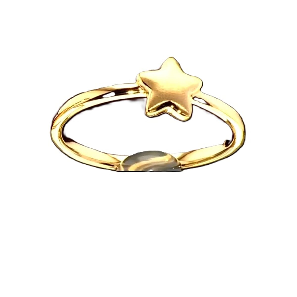 24K Yellow Gold 5D Star Ring (Size 6.0) (0.76 g) image number 3