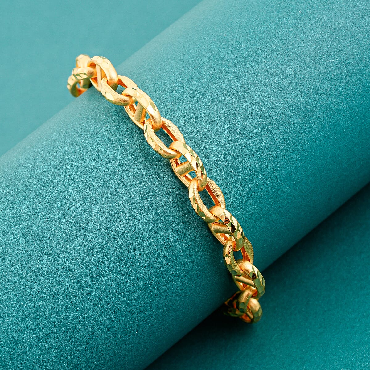 Mariner Chain Bracelet in 24K Yellow Gold (7.25 In) 12.70 Grams image number 1