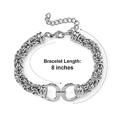 Bracelet in Stainless Steel (8.00-10.00In)