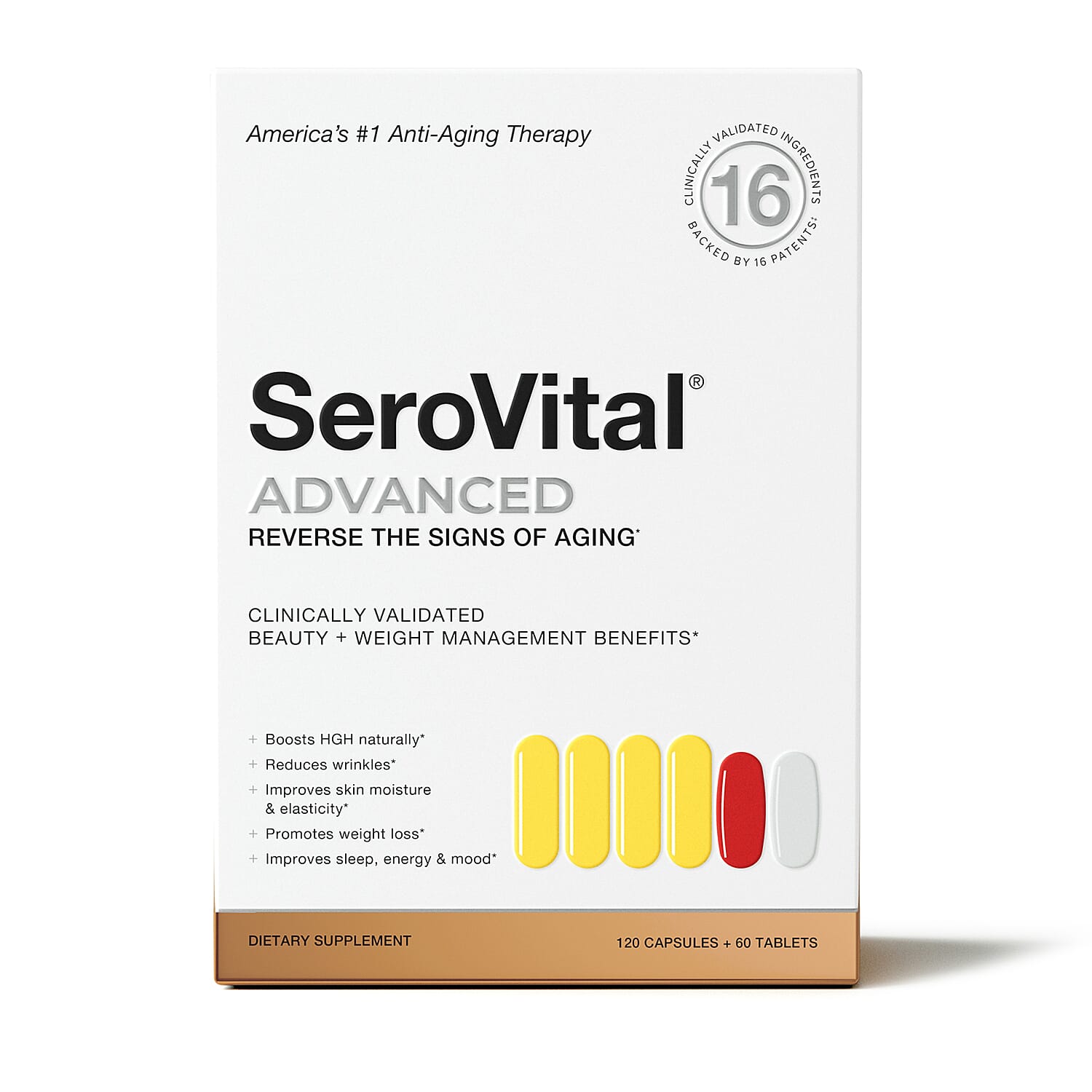 SeroVital® ADVANCED Dietary Supplement (120 Capsules + 60 Tablets)