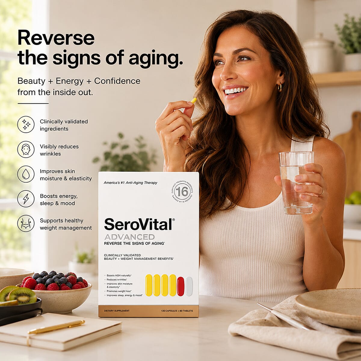 SeroVital&reg; ADVANCED Dietary Supplement (120 Capsules + 60 Tablets) image number 2
