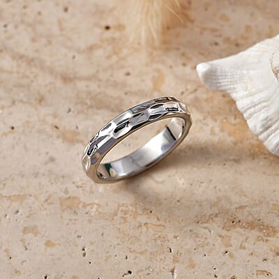 Band Ring in 950 Palladium (Size 6.0) 3.80 Grams