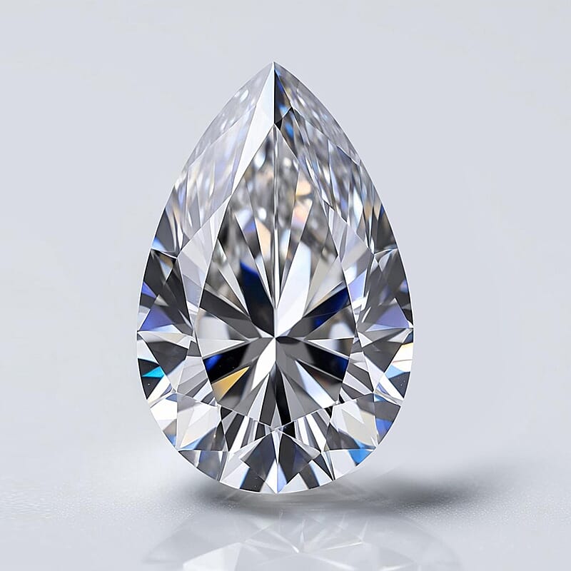 IGI Certified Lab Grown Diamond (D, IF) (Pear) Internally Flawless 1.00 ctw