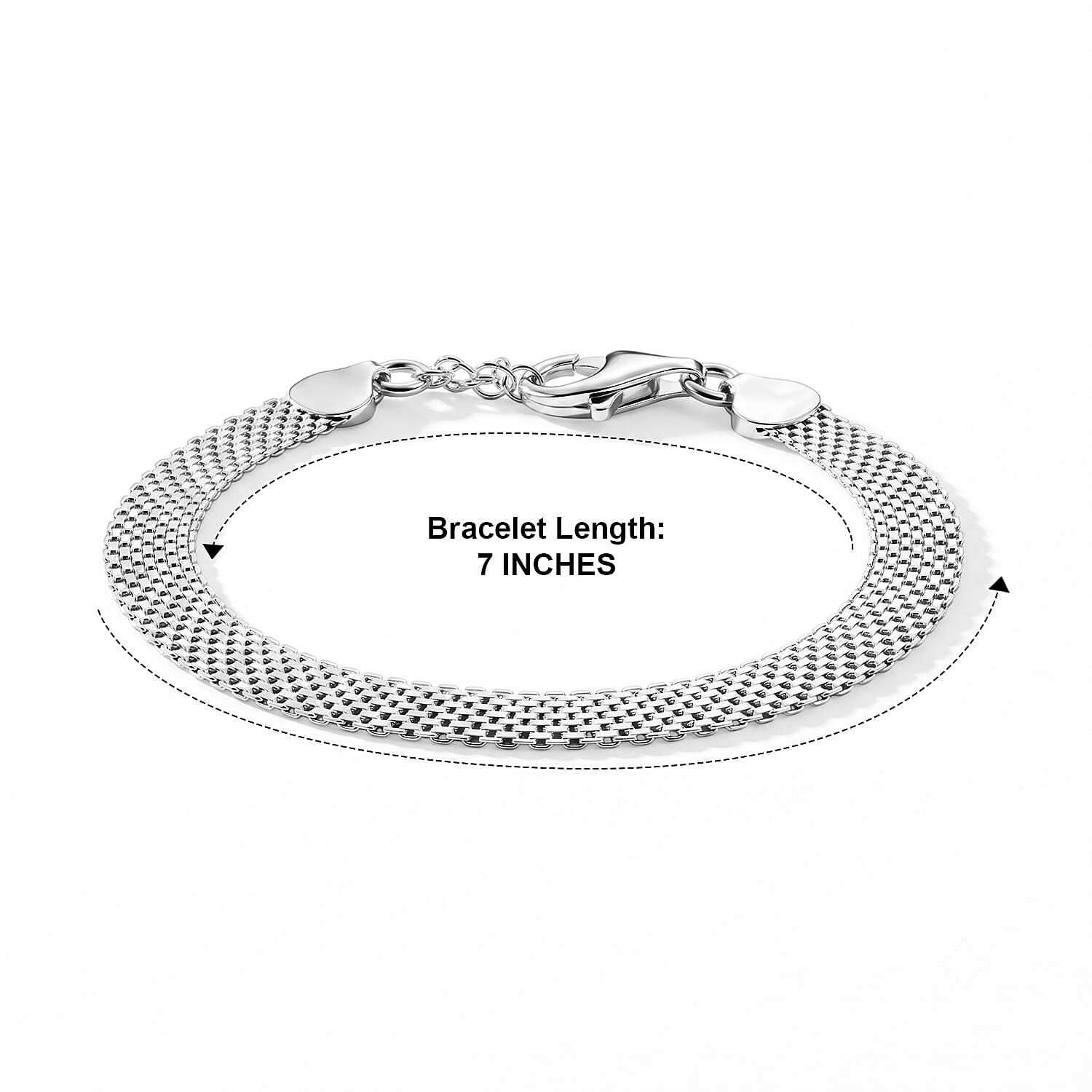 1.4mm Bismark Chain Bracelet in Sterling Silver (7.00 In) 6.45 Grams