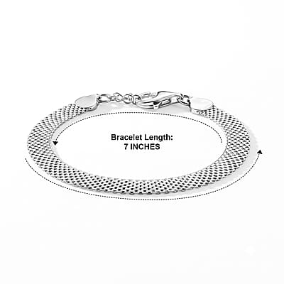 1.4mm Bismark Chain Bracelet in Sterling Silver (7.00 In) 6.45 Grams