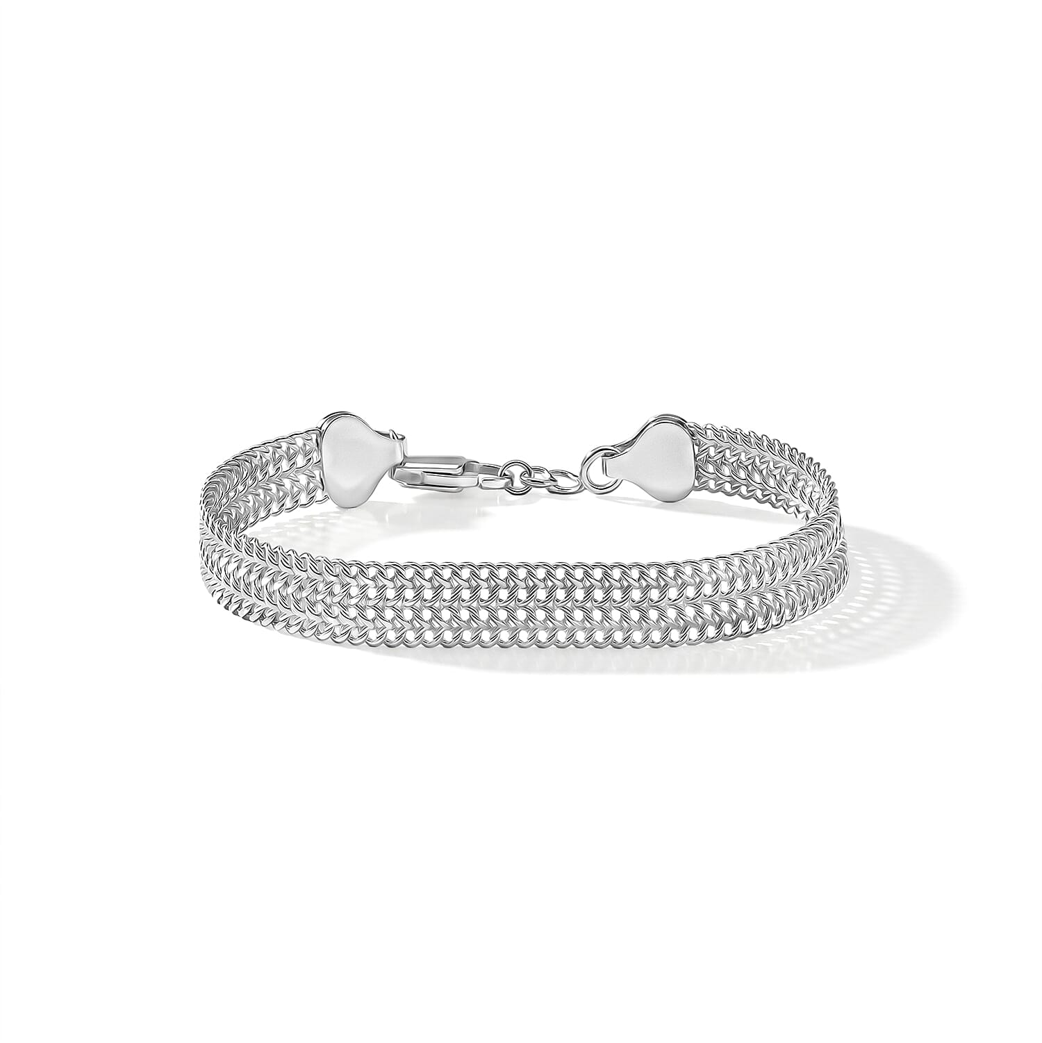 3mm Arrow Chain Bracelet in Sterling Silver (7.00 In) 8.60 Grams