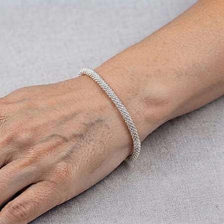 Rhodium Over Sterling Silver / 7 - Product card gallery slide 2 (15390706041145)