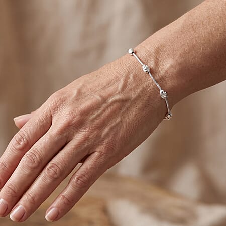 Rhodium Over Sterling Silver / 7 - Product card gallery slide 2 (15390706008377)