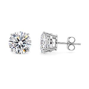 Luxuriant Lab Grown Diamond F-VS 5.00 ctw Stud Earrings in 14K White Gold