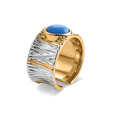 Magnesite 0.50 ctw Ring in Silvertone (Adjustable)
