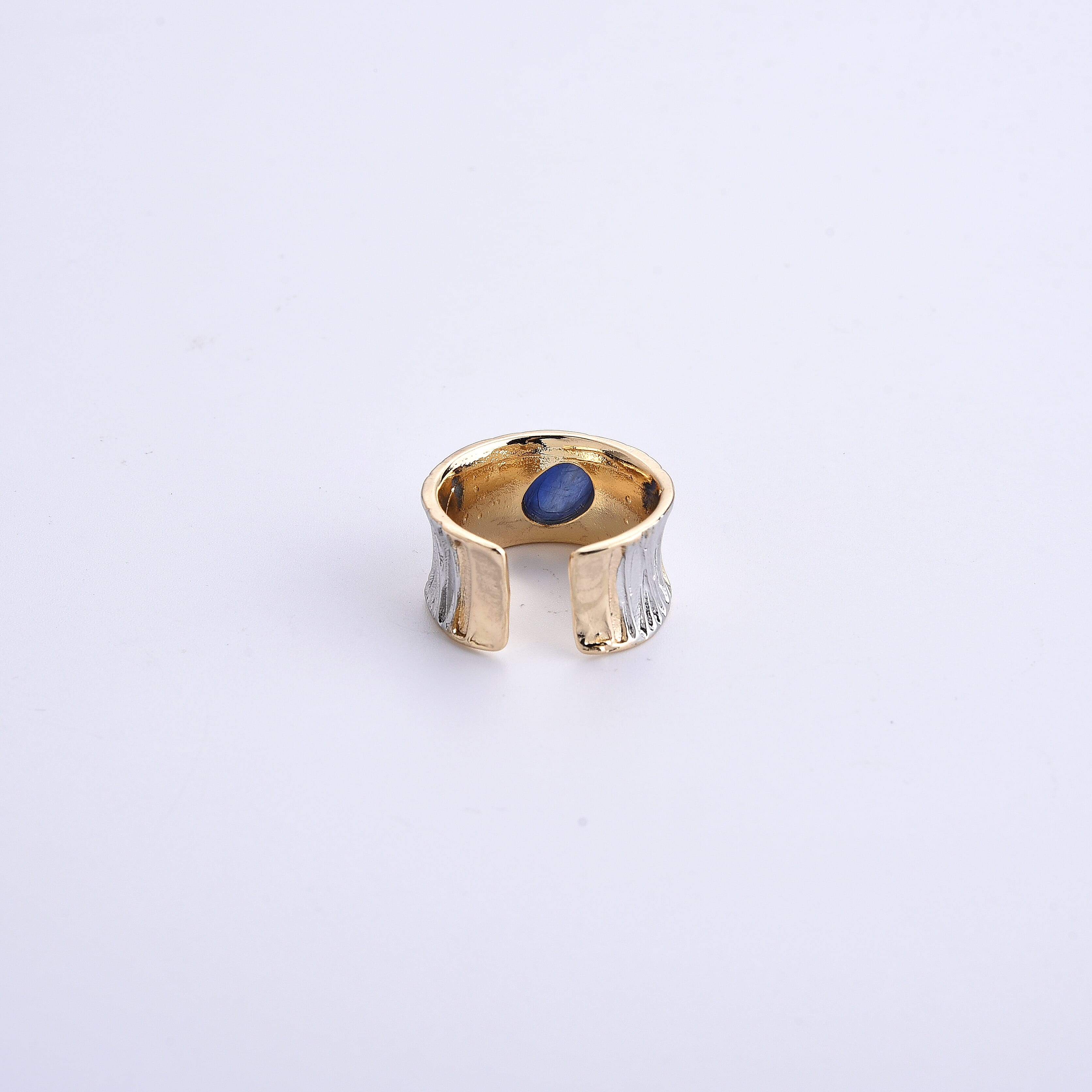 Kyanite 0.50 ctw Ring in Silvertone (Adjustable)