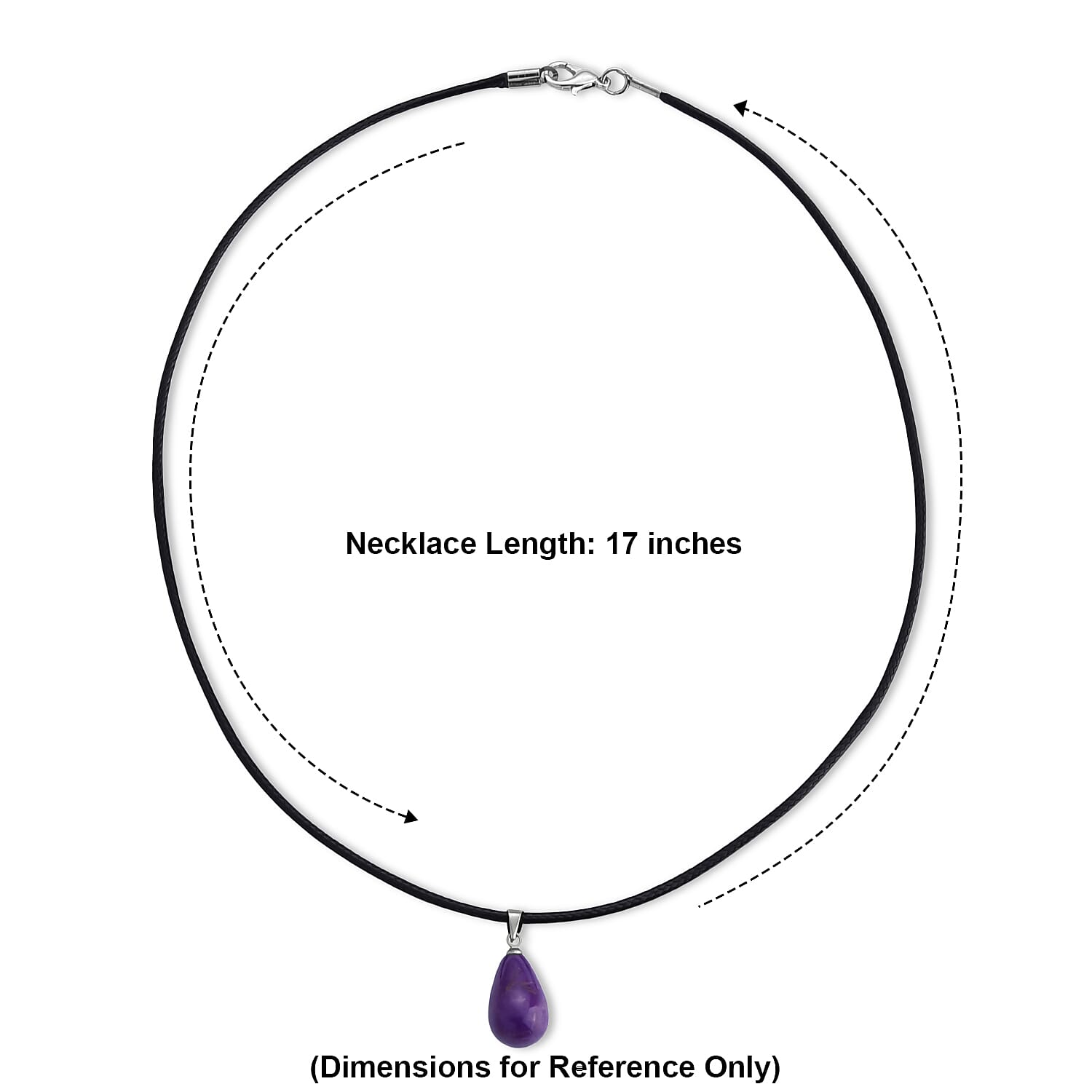 Phosphosiderite 8.00 ctw Beaded Necklace (17 inches)