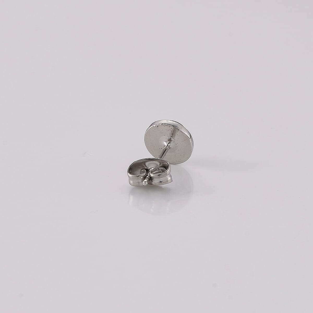 Nephrite Earrings in Silvertone 0.40 ctw image number 2