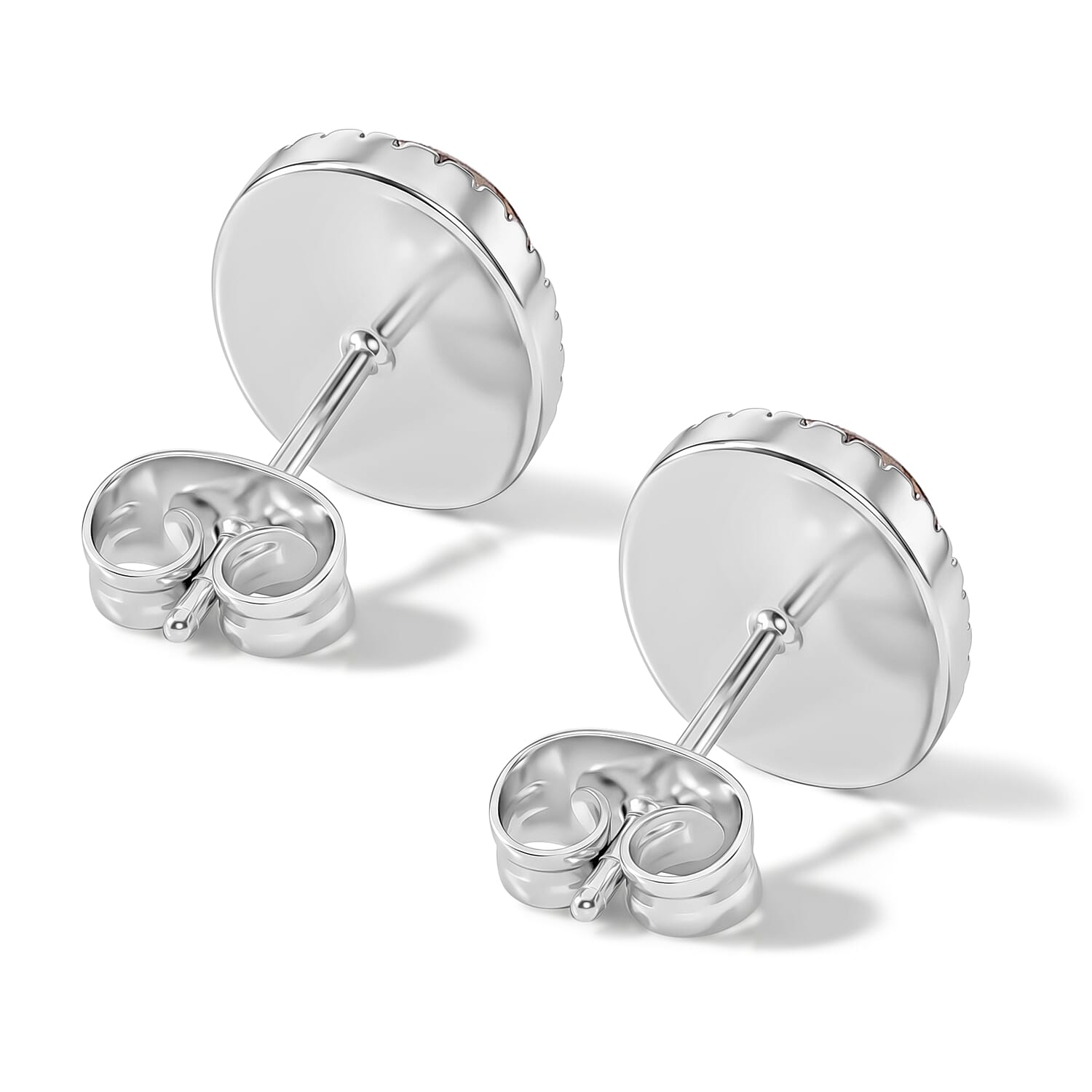 Golden Rutilated Quartz Earrings in Silvertone 0.80 ctw