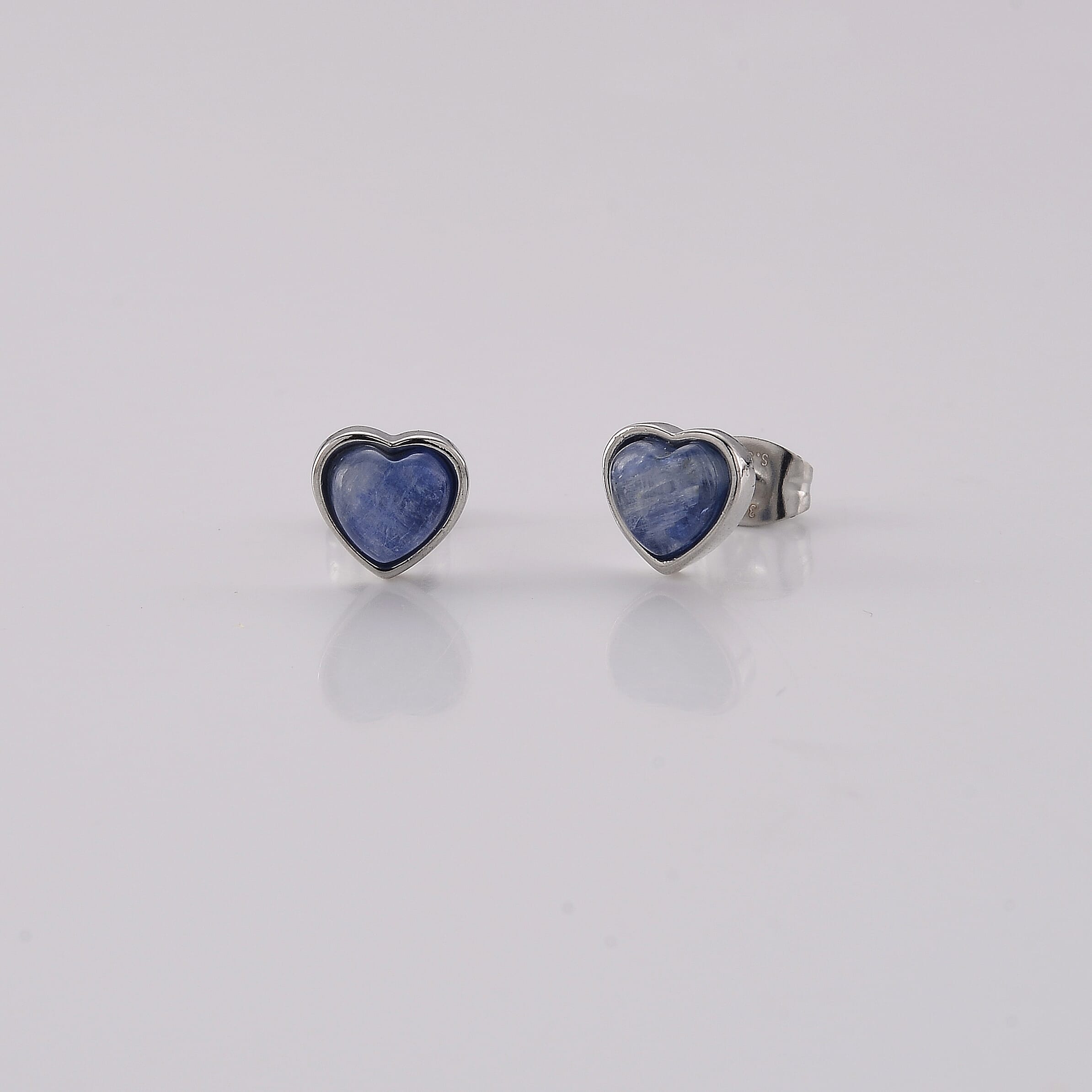 Kyanite Earrings in Silvertone 0.60 ctw