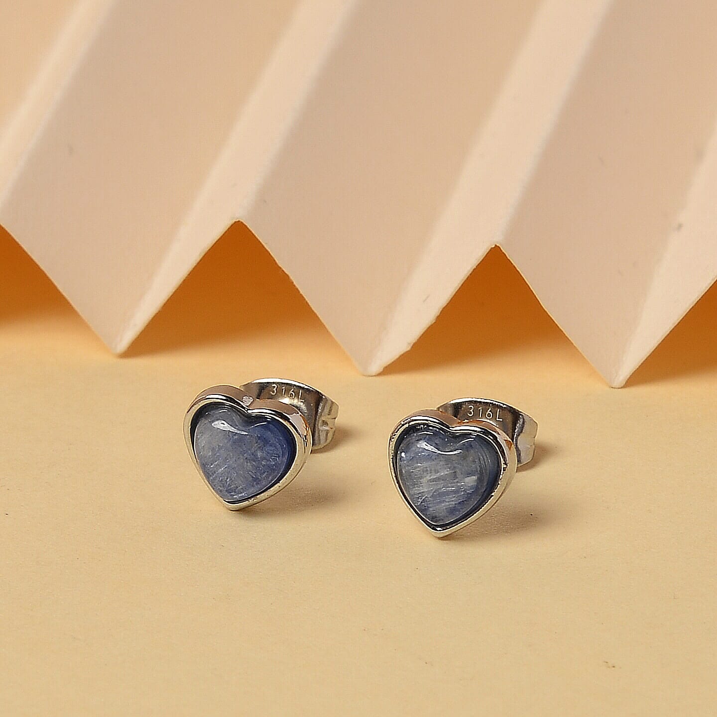 Kyanite Earrings in Silvertone 0.60 ctw