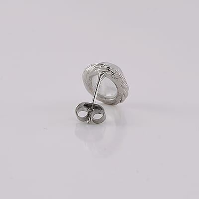 Rainbow Moonstone Earrings in Silvertone 1.40 ctw