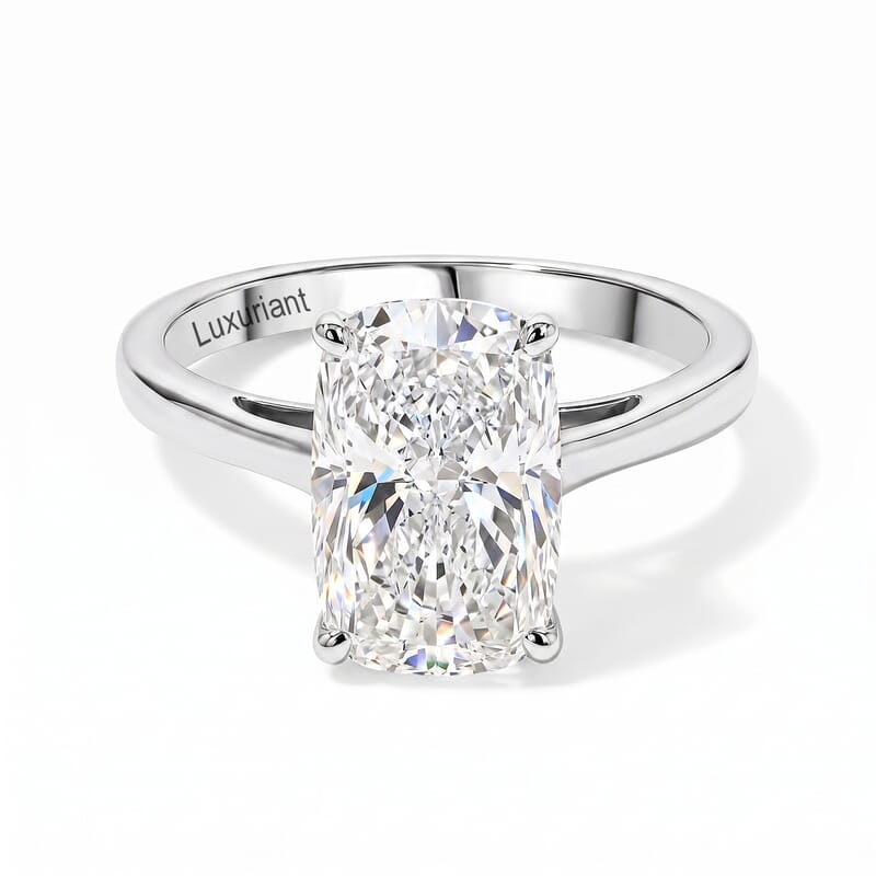 IGI Certified Luxuriant Lab Grown Diamond E-F VS 3.00 ctw Ring in 950 Palladium (Size 8.0)