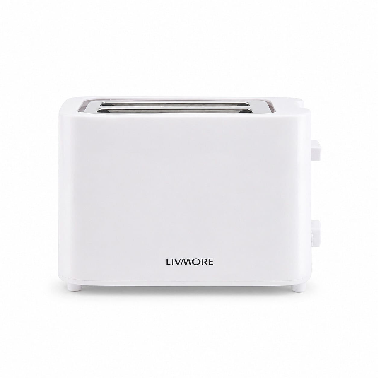 Livmore White 2 Slice Toaster