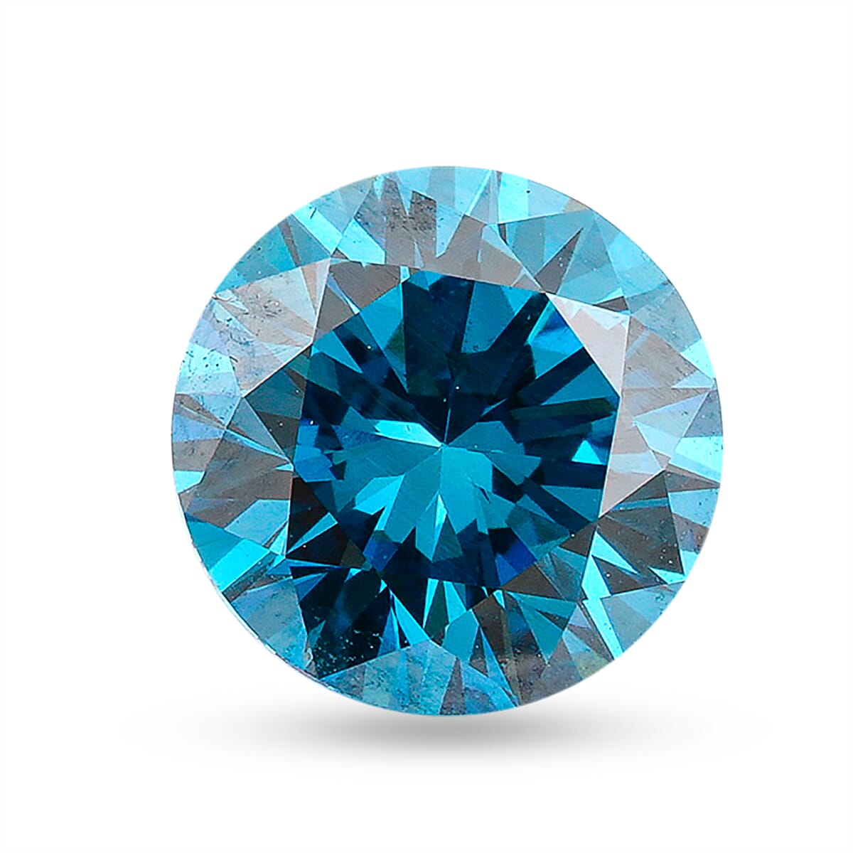 Lab Grown Blue Diamond (VS) (Rnd 8.1 mm) 2.00 ctw