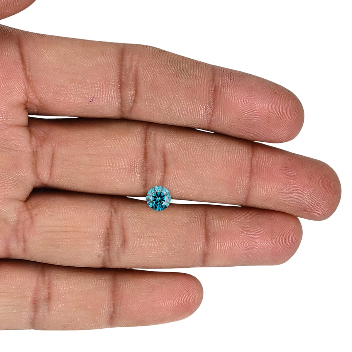 Lab Grown Blue Diamond (VS) (Rnd 8.1 mm) 2.00 ctw