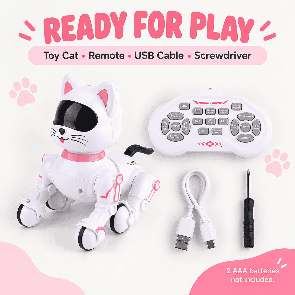 Remote Contral Touchable Multi-Functional Toy Dog - Gold