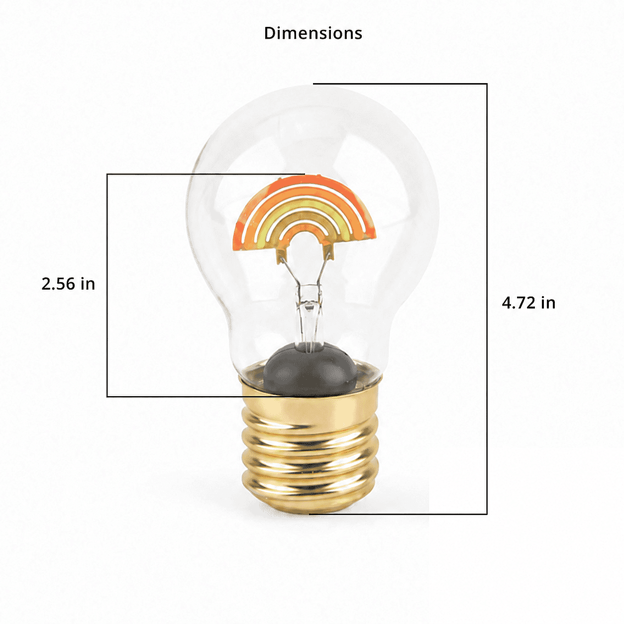 Livmore Rainbow Rechargeable Decorative LED Light Blub