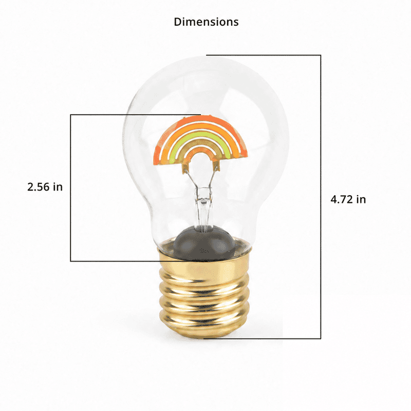 Livmore Rainbow Rechargeable Decorative LED Light Blub