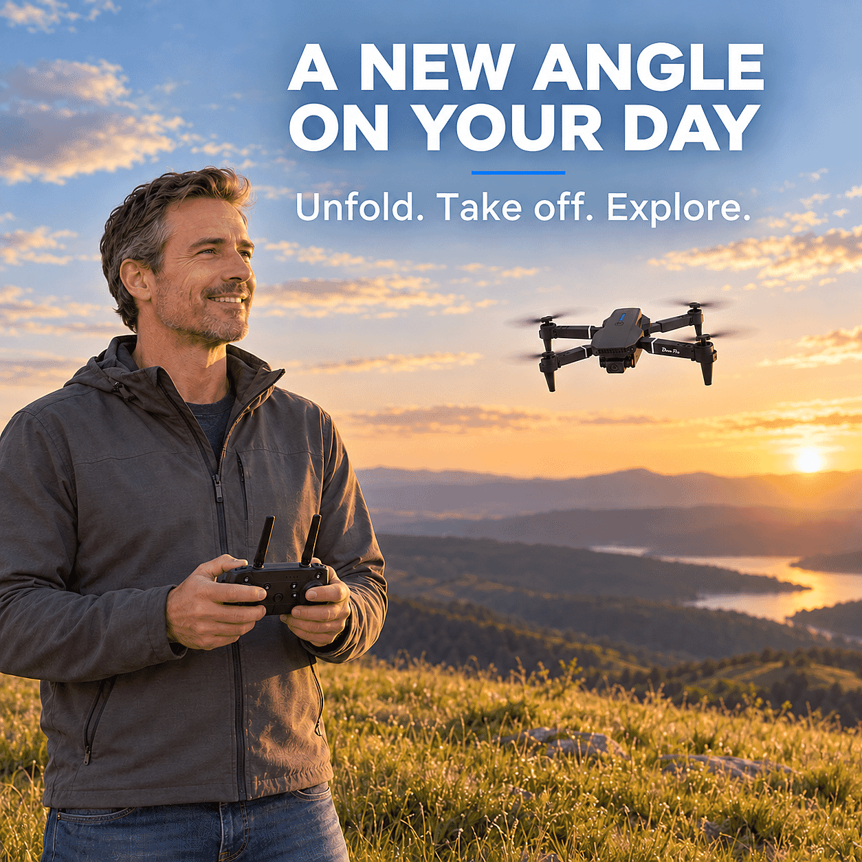 Remote Contral Toy Drone with Single Camera