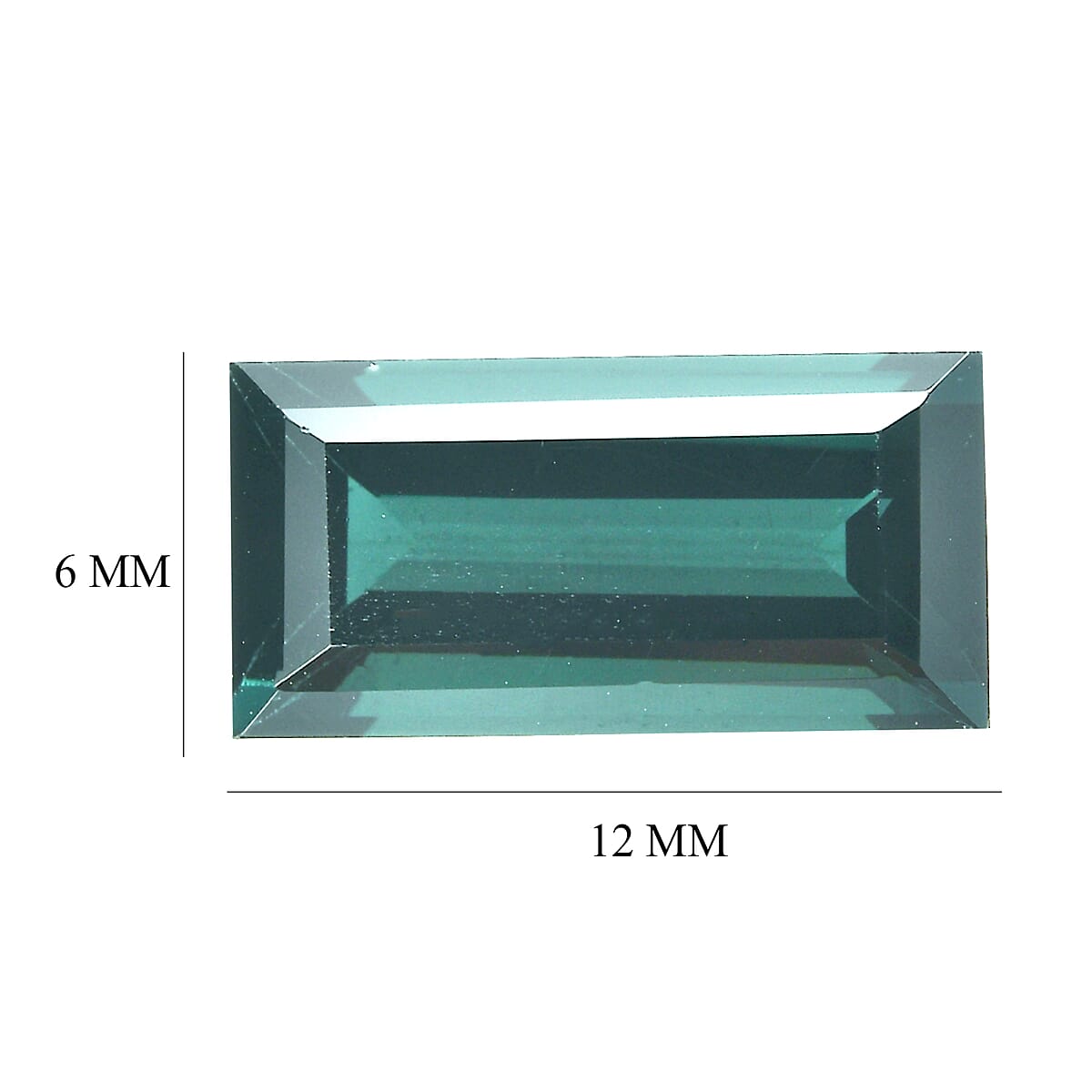 Monte Belo Indicolite (Bgt 12x6mm) 3.24 ctw image number 4