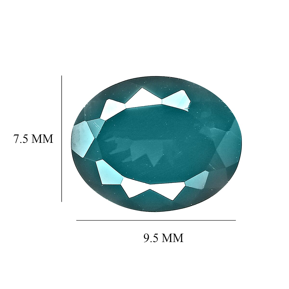 Monte Belo Indicolite (Ovl 9.5x7.5mm) 2.53 ctw image number 4