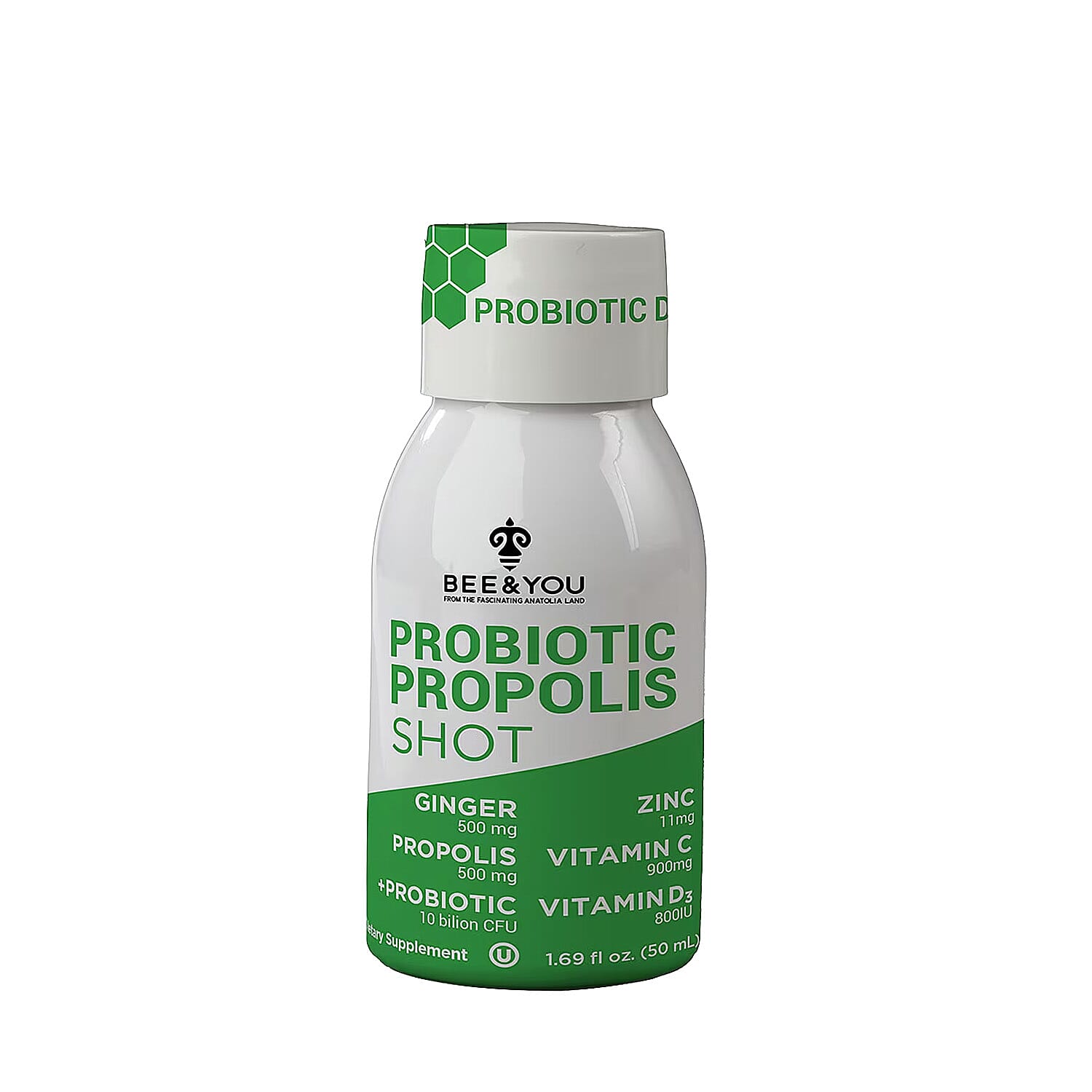 Bee & You Probiotic & Propolis Shots (12x 1.69oz)