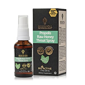 Bee & You Propolis Raw Honey Throat Spray (1oz)