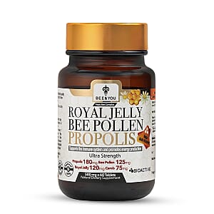 Bee & You Royal Jelly Bee Pollen Propolis Immune & Energy Supplement (60 Tablets)