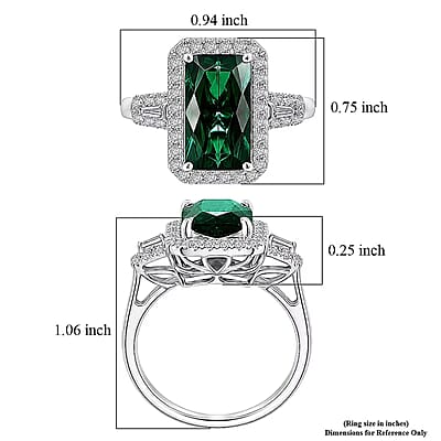 Certified & Appraised Rhapsody AAAA Pirineu Lagoon Tourmaline and Diamond E-F VS 5.00 ctw Ring in 950 Platinum (Size 6.0) 7.10 Grams