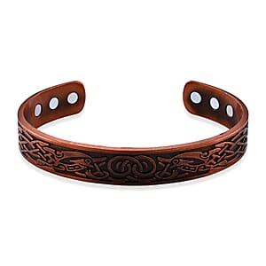 Magnetic Cuff Bracelet in Rosetone (7-7.5In)