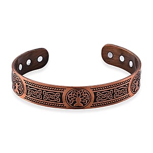 Magnetic Cuff Bracelet in Rosetone (8-8.5In)