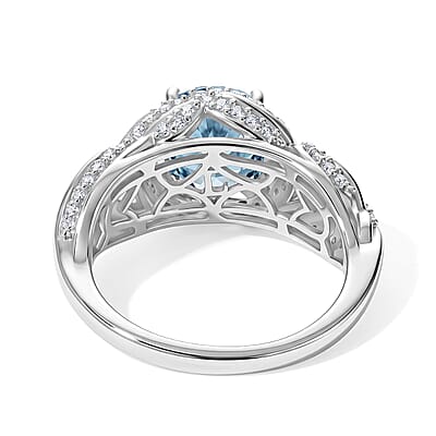 Luxuriant Lab Grown Green Diamond (IR) and Lab Grown Diamond SI 2.50 ctw Ring in 18K Vermeil YG Over Sterling Silver (Size 6.0)