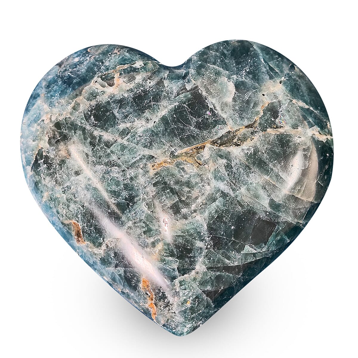 Green Apatite Heart 2-3 Approx 825ctw