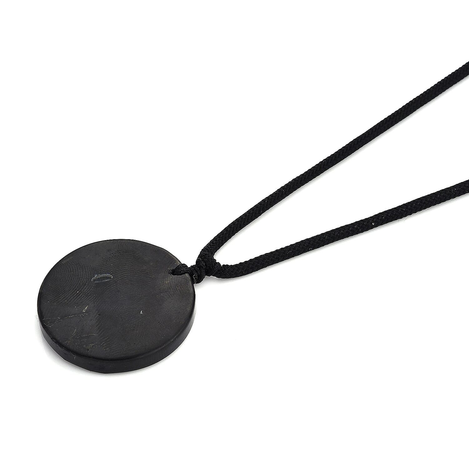 4th July Doorbuster Deal 24K Yellow Gold Dragon Shungite Cotton Cord Necklace (28 Inches) 23.00 ctw