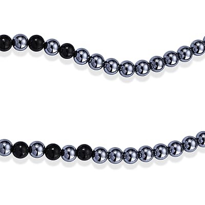 Terahertz and Shungite 210.00 ctw, Austrian Crystal Beaded Dragon Necklace (18-20 Inches) in Silvertone and Stainless Steel