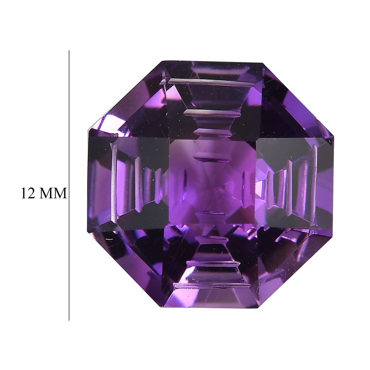 African Amethyst (Octillion 12 mm) 6.08 ctw