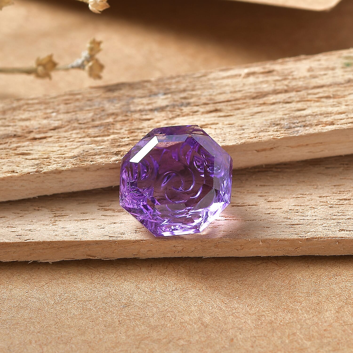 AA African Amethyst (Octillion 12 mm) 6.57 ctw
