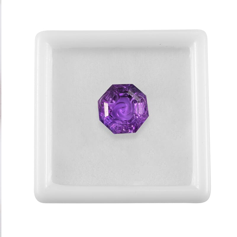 AA African Amethyst (Octillion 12 mm) 6.57 ctw