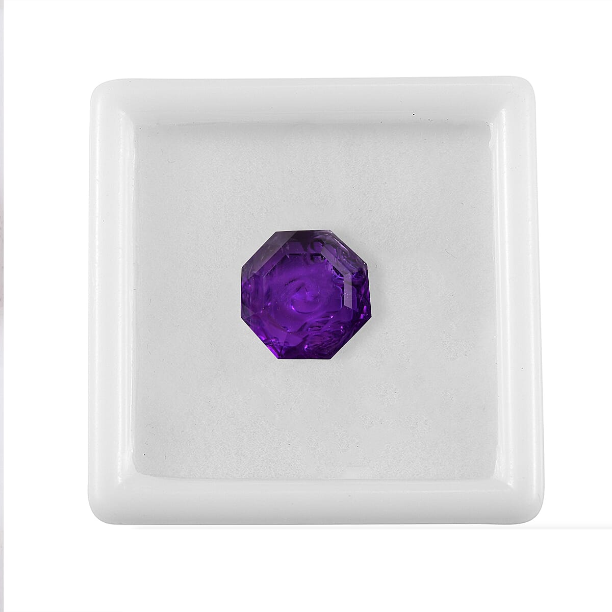 AAA African Amethyst (Octillion 12 mm) 6.07 ctw